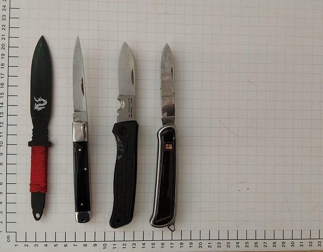 Bundespolizei sichert mehrere Messer bei Kontrolle am Hauptbahnhof Hamm Bundespolizei am Hauptbahnhof Hamm