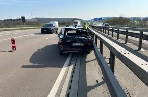 Zwei Raser auf der A6 und A63 bei Kaiserslautern geblitzt – Fahrverbote und hohe Bußgelder drohen Polizeiauto auf der Autobahn bei Kaiserslautern