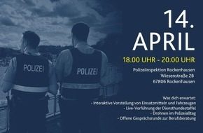 E-Scooter-Fahrer in Winnweiler unter Drogenverdacht bei Verkehrskontrolle erwischt Polizeiwagen vor Dienstgebäude der Polizeiinspektion Rockenhausen